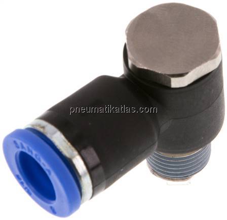 Winkel-Steckanschluss R 1/8"-8mm, IQS-Standard
