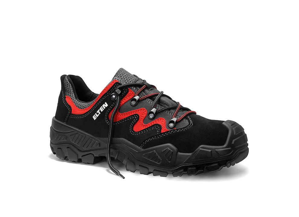 Sicherheitshalbschuh MICK black-red Low ESD S2