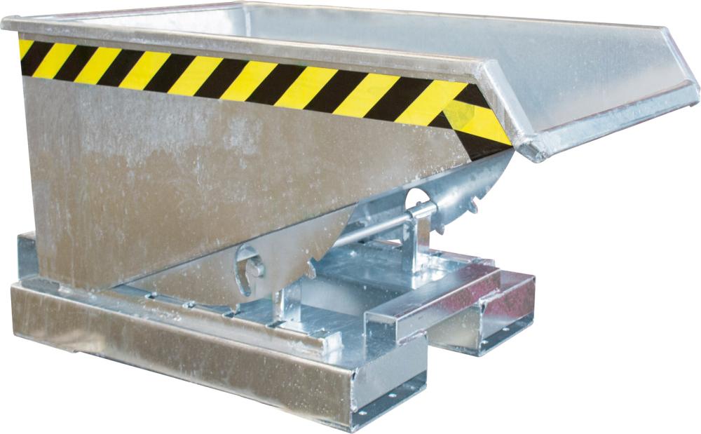 Kippbehälter EXPO 150 l B640xT960xH540 mm RAL2000 Tragkraft 750kg