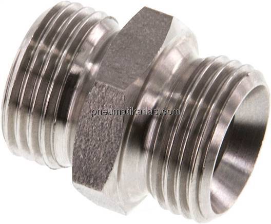 Doppelnippel G 3/8"-G 3/8", 1.4571