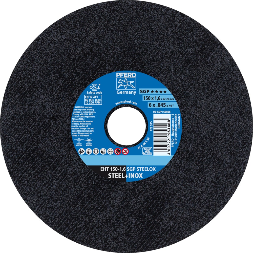 Trennscheiben EHT 150-1,6 SGP STEELOX