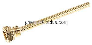 Schutzrohr zum Einschrauben (G 1/2"), 160mm, Cu-Legierung