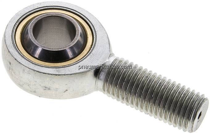 Gelenkkopf, Außengewinde M 20, Stahl verzinkt