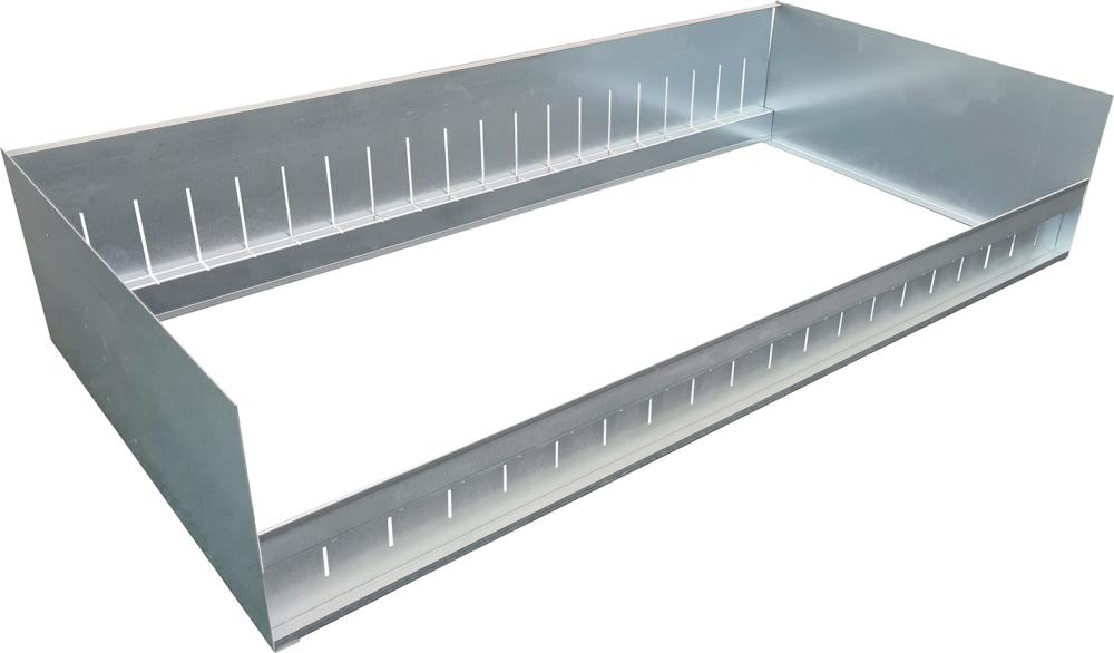 Schüttgutmulde verzinkt 600 mm SCHULTE Lagertechnik