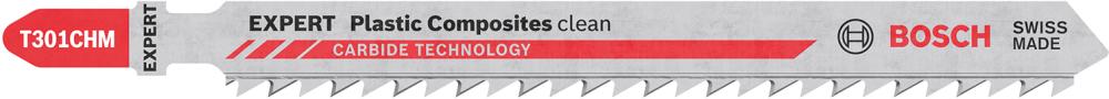 Stichsägeblatt EXPERT T 301 CHM Bosch VE à 3 Stück Plastic Composites Clean