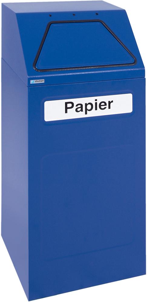 Wertstoffsammler 65 l blau stationär