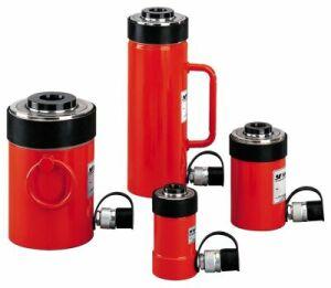 Hohlkolbenzylinder Druckkraft 93 t Hub 75 mm