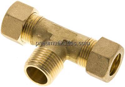 T-Klemmringverschraubung R 1/2"-15 (M20x1,5)mm, Messing