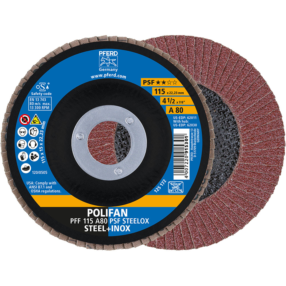 POLIFAN-Fächerscheiben PFF 115 A 80 PSF STEELOX