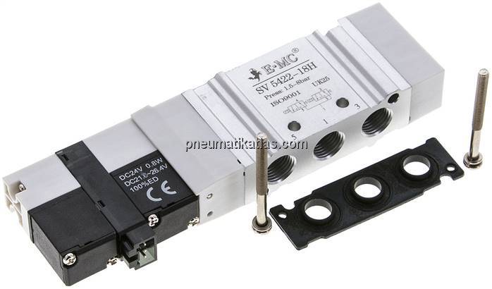 Magnetventil für S2V, 2x 3/2-Wege (NO/NO)