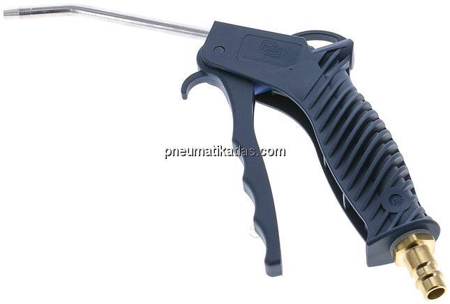 Kunststoff Ausblaspistole mit Verlängerungsrohr & Sicherheitsdüse