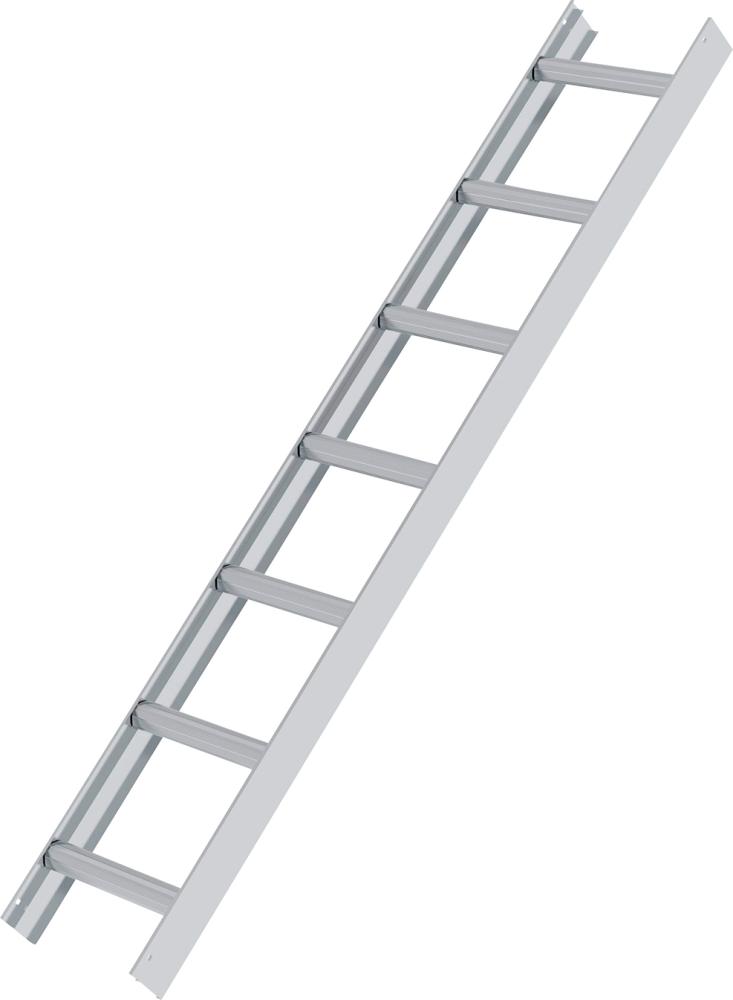 Dachleiter Alu Natur 7 Sprossen
