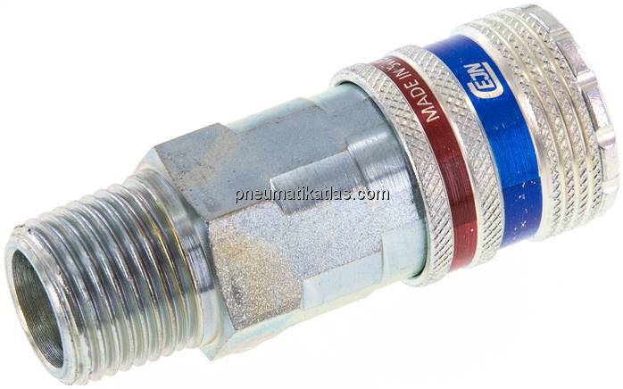 Sicherheits-Kupplungsdose (NW10) R 1/2"(AG), CEJN