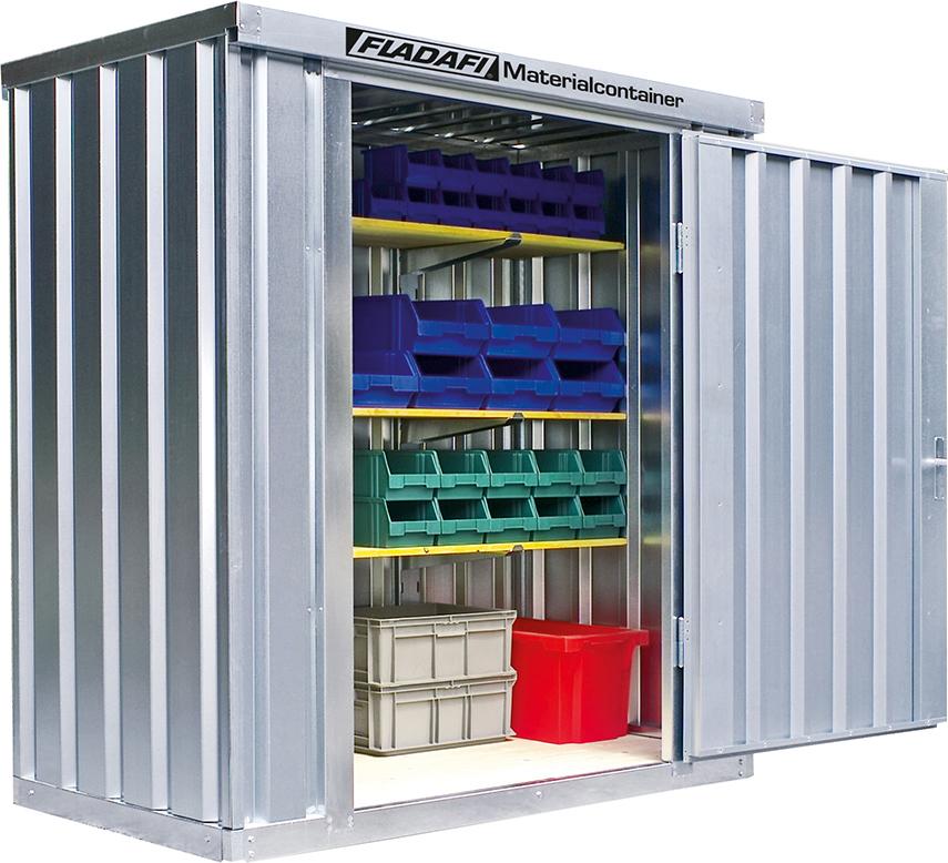 FLADAFI Lager- ST, STI, RB, MB und GM 1 m mit Holzfussboden