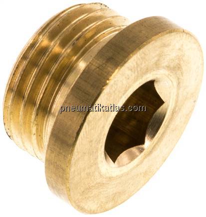 Verschlussstopfen Innenskt. G 1/2", Messing