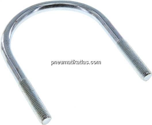 Rundstahlbügel, M 12, 89mm, Stahl verzinkt