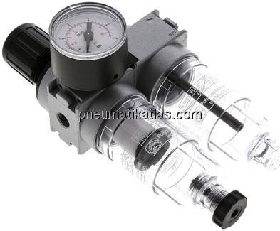 MULTIFIX Wartungseinheit (0), 2-tlg., G 1/8", 0,1 - 3 bar