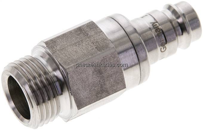 Kupplungsstecker (NW10) G 1/2"(AG), 1.4404