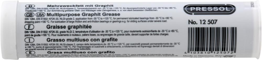 Mehrzweckfett-Kartusche 400ml m.Graphit Pressol