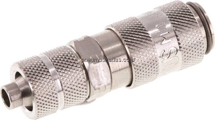 Kupplungsdose (NW2,7) 6x4mm Schlauch, 1.4404