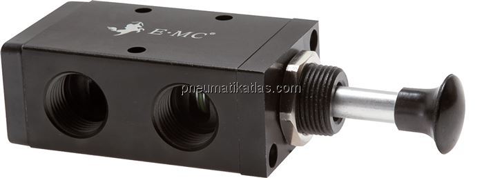 Exemplarische Darstellung: 3/2-Wege Axial-Handhebe