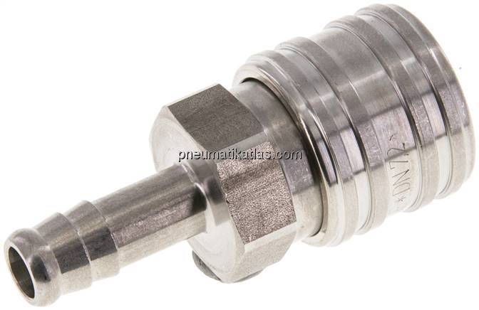 Kupplungsdose (NW7,2) 8 (5/16")mm Schlauch, Edelstahl