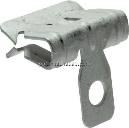 Exemplarische Darstellung: Trägerklemme mit Bohrun