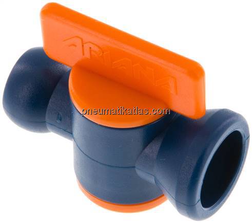 Gelenkschlauch, 1/4", Absperrhahn beiderseits mit Gelenkschlauchanschluss