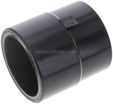 Klebemuffe, PVC-U, 50x63mm - 50mm