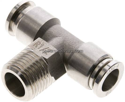 T-Steckanschluss R 1/2"-12mm, IQS-ES LE/IQS-PVDF