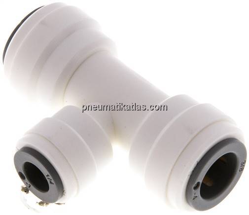 T-Steckanschluss 3/8" (9,52 mm)-1/4" (6,35 mm), IQS-LE (EPDM-Dichtung)