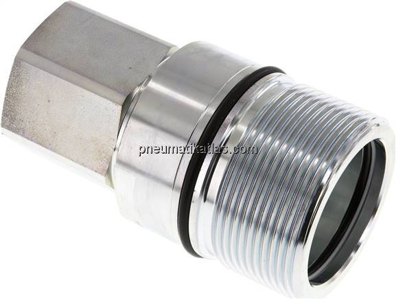 Hydraulik-Schraubkupplung, Muffe Baugr.8, G 1-1/2"(IG)