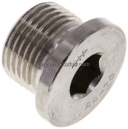 Verschlussstopfen Innenskt. G 3/8", V4A