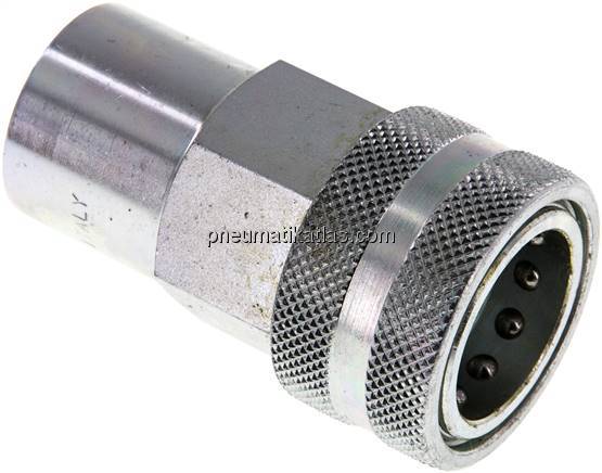 Steckkupplung ISO7241-1A, Muffe Baugr.4, G 3/4"(IG)