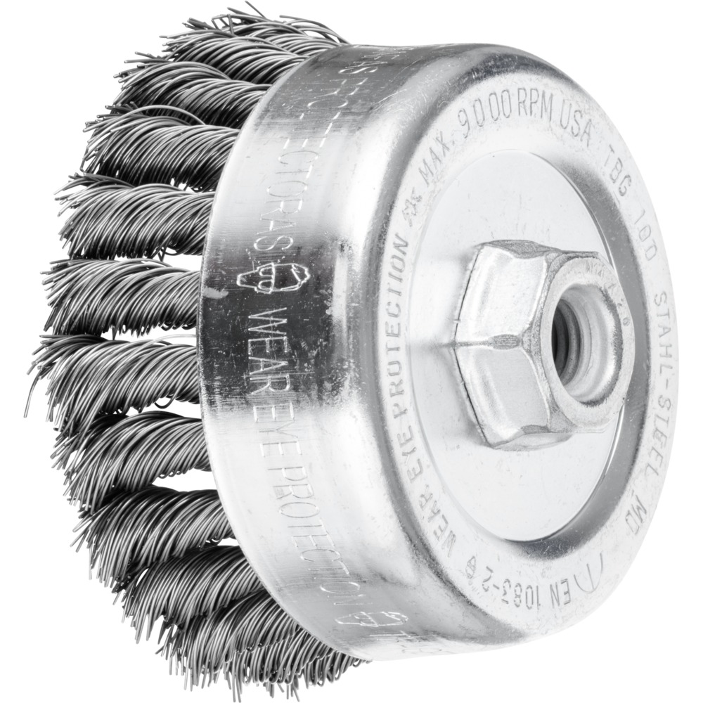 Topfbürsten mit Gewinde TBG 100/M14 ST 0,50