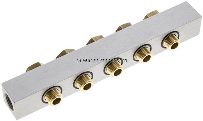 P-Leiste inkl. Hohlschrauben und Dichtungen für Ventilbaureihe M07 / P07