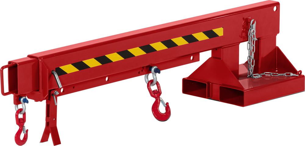 Kranarm Typ RKA-3 6-fach ausziehb.3000kg nicht verst. 2220-3720 RAL 3000 feuerrot
