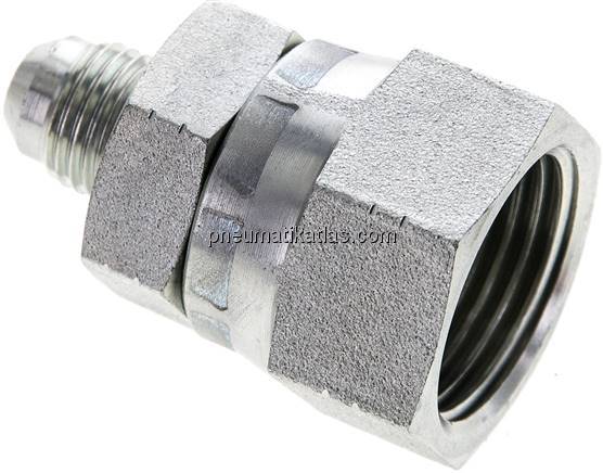 Reduziernippel UNF 9/16"-18(JIC-AG)-UN 1-1/16"-12(JIC-IG)