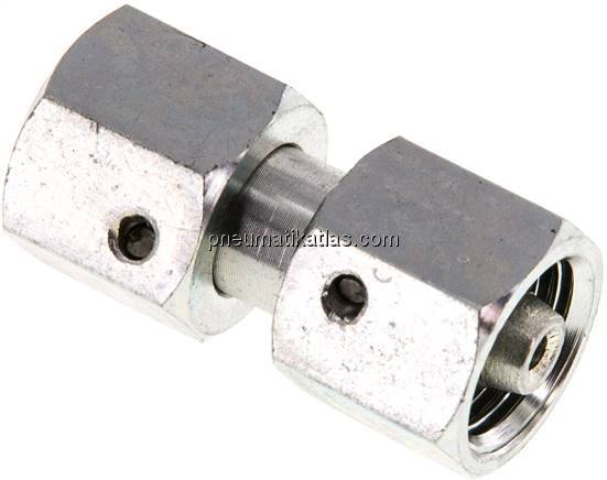 Gerader Verbinder 6 S-6 S, Stahl verzinkt