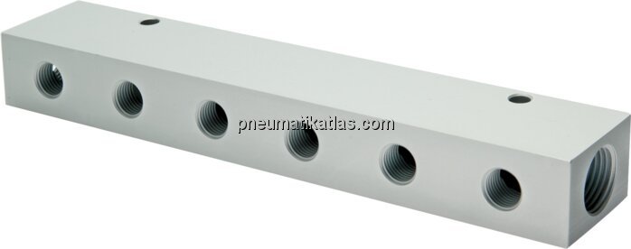 Exemplarische Darstellung: Verteilerleiste 6 Abgän