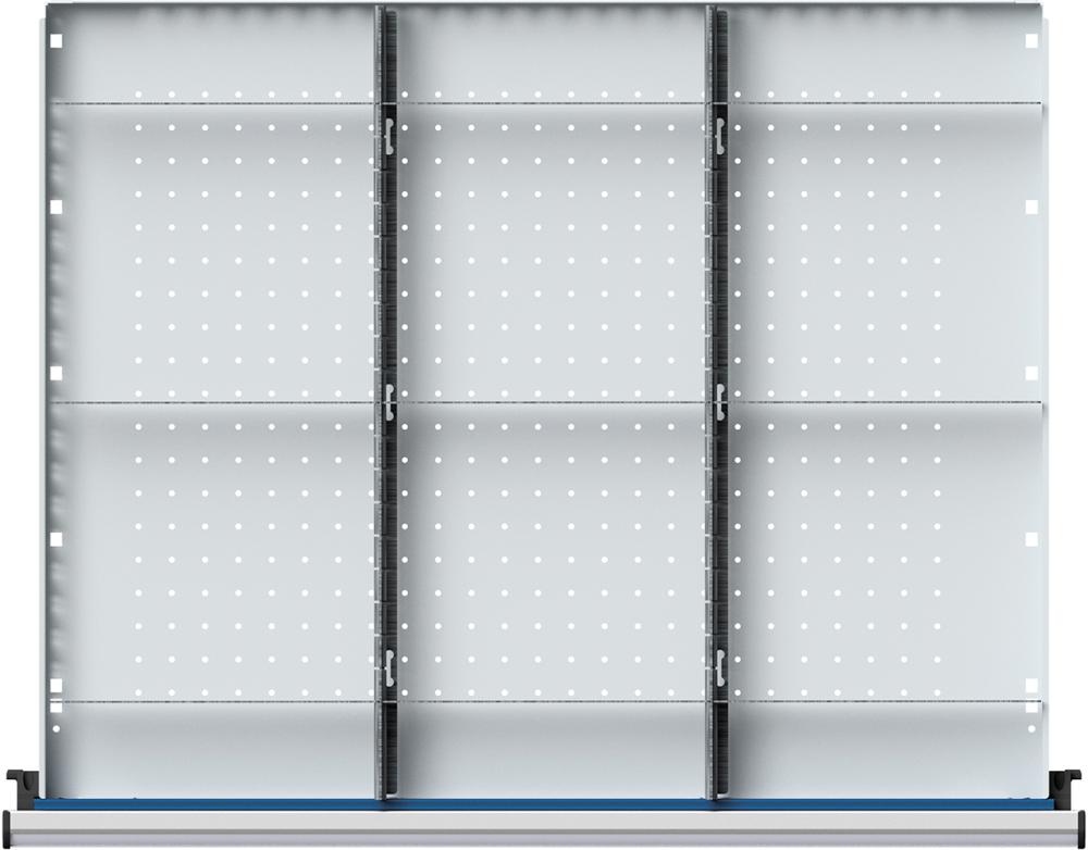 Schubladeneinteilungssatzfür FH 180mm 1/3 Teilung f.Schublade B750xT600mm