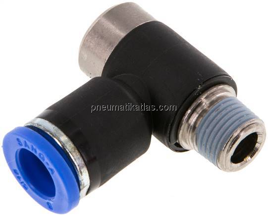 Winkel-Steckanschluss, I-Skt. R 1/8"-8mm, IQS-Standard