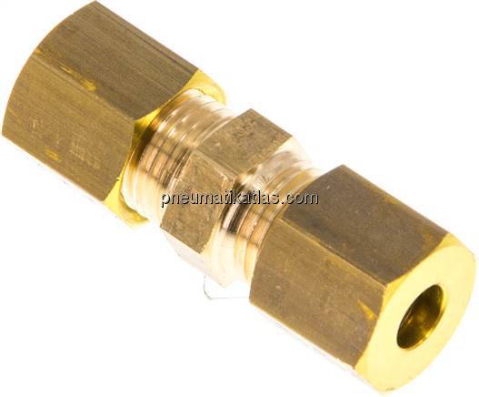 Gerade Klemmringverschraubung 5 (M10x1)mm, Messing