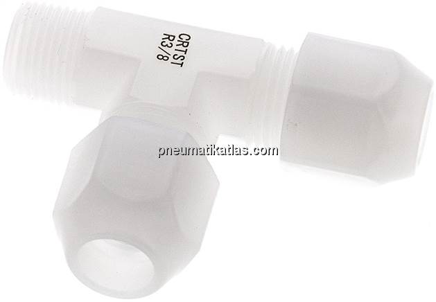 LE-Verschraubung R 3/8"-12x10mm, PVDF (FDA)