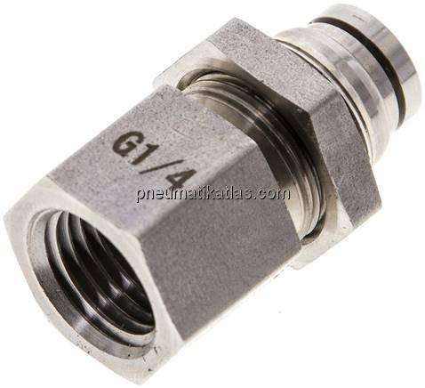 Schott-Steckanschluss mit IG. G 1/4"-6mm, IQS-ES LE