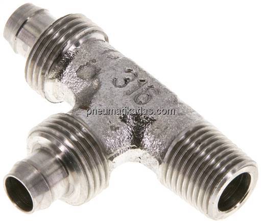 LE-Gewindestück R 1/8"-8x6mm, 1.4305 ohne Muttern