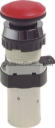 Exemplarische Darstellung: 5/2-Wege Not-Aus-Taster