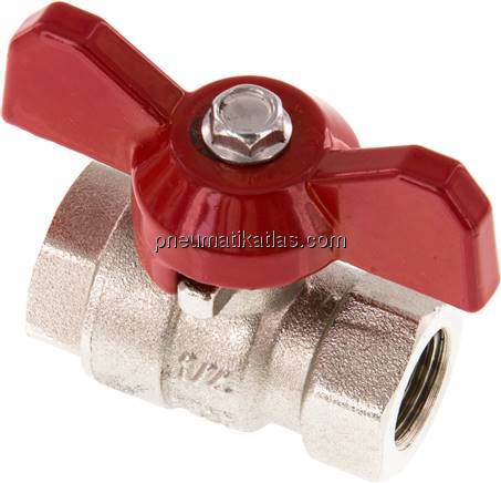 Messing-Kugelhahn, Eco-Line, Rp 1/4", 0 - 25bar