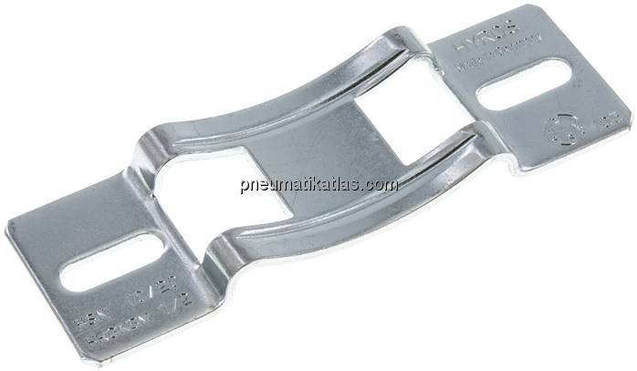 Konsole für Schlauchschellen bis 25mm, Rohr 119 - 136mm