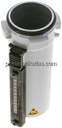 FUTURA Metallbehälter mit Sichtrohr für Öler